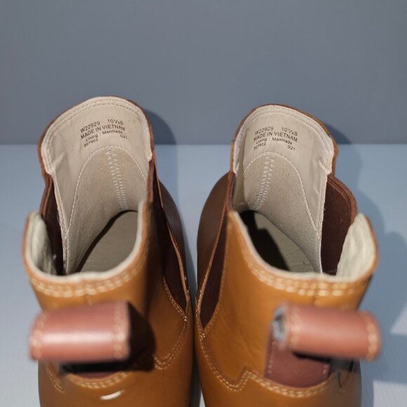 Cole Haan Zerogrand City Ankle Boot Womens 10.5 Tan Leather Waterproof Wedge - Picture 9 of 16